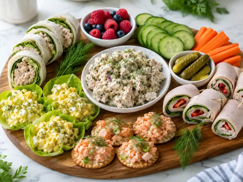 Summer protein staples with chicken, tuna, eggs, shrimp, tofu, black beans, Greek yogurt, cottage cheese, and salmon